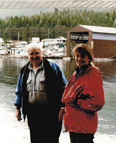 Michelle and Jack Cousins Michelle's mentors were the old time local pilots from Ketchikan who taught her well, safty first!